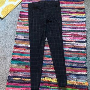 Plaid vintage tight pants